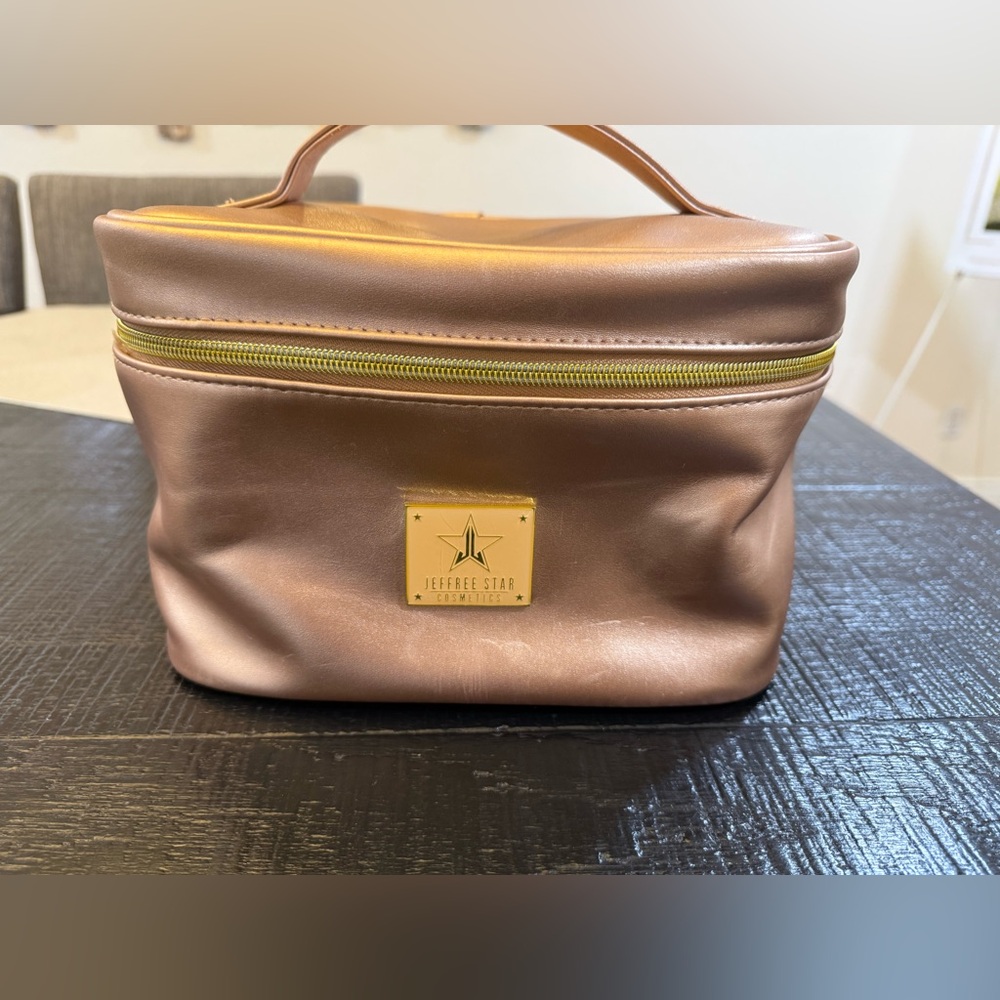 Jeffree Star Rose Gold Cosmetic Bag